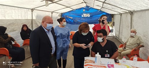 Yerköy İlçe Sağlık Müdürlüğü Koordinasyonunda Covid 19 Mobil Aşı Standı Kuruldu.